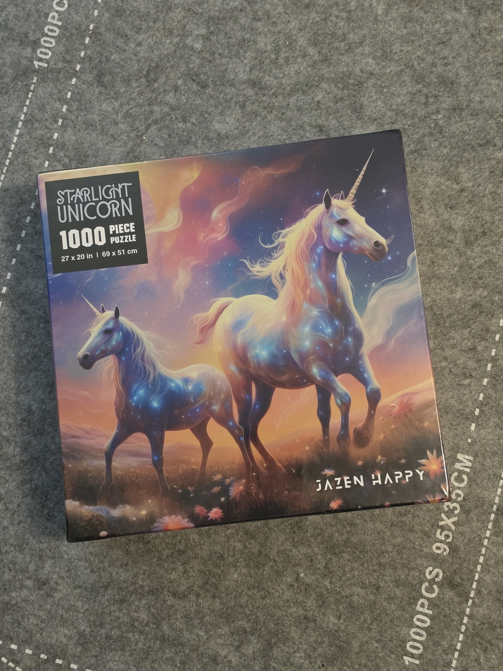 Jazen Happy Starlight Unicorn 1000-Piece Puzzle
